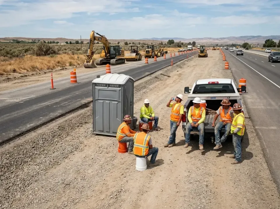 highway-road-construction-crew-007 — frequently asked questions, Porta Potty and Restroom Rentals in Holley, FL